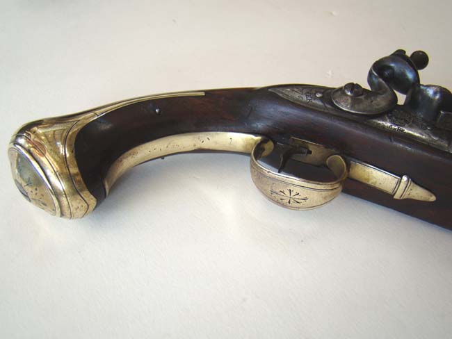 A British brass barreled blunderbuss pistol by William Jover dated 1776 — image 3